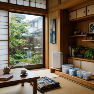 梅雨のジメジメを吹き飛ばす、爽やかでスマートな湿気対策グッズの集合写真。