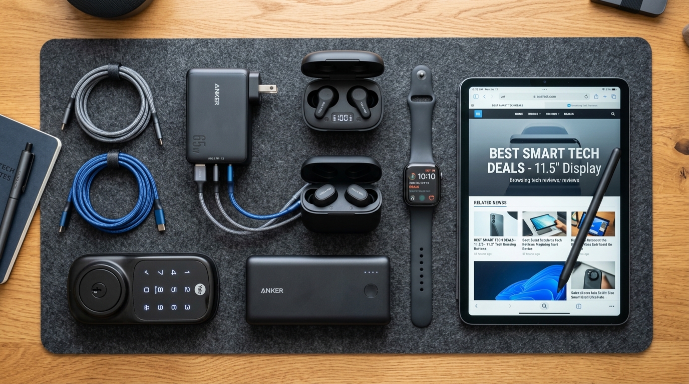 人気ガジェットセールAnker充電器スマートロック